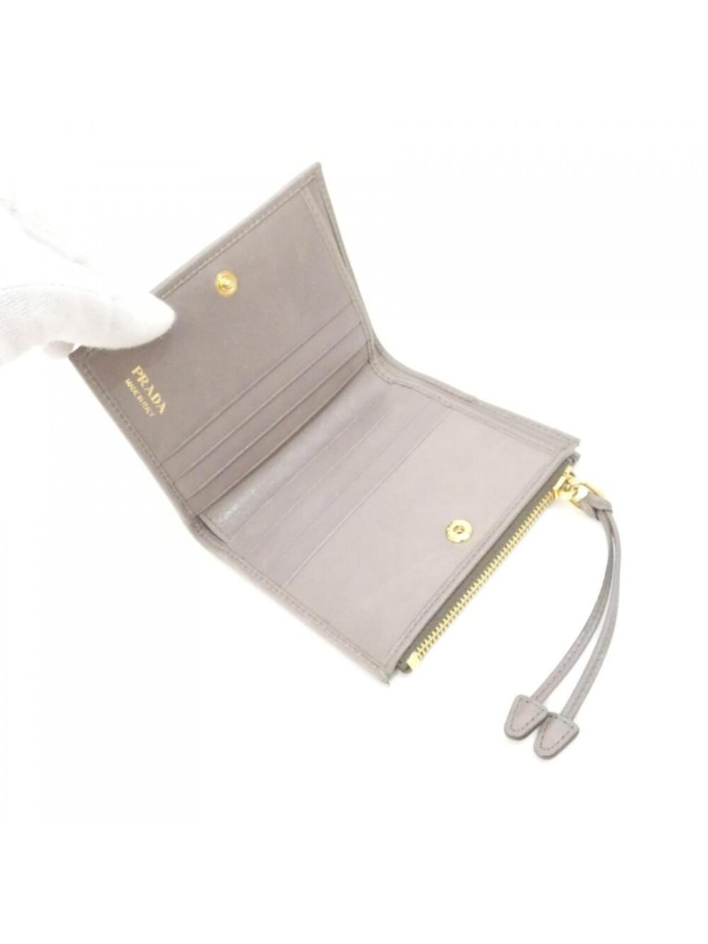 Prada Wallet Gold - Picture 8 of 10